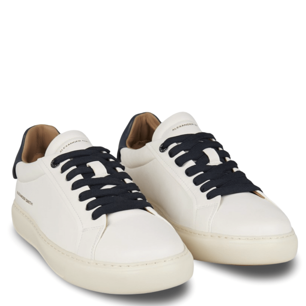 Sneaker Alexander Smith Soho Pelle White / Blue - Alexander Smith London - Calzature Savorè