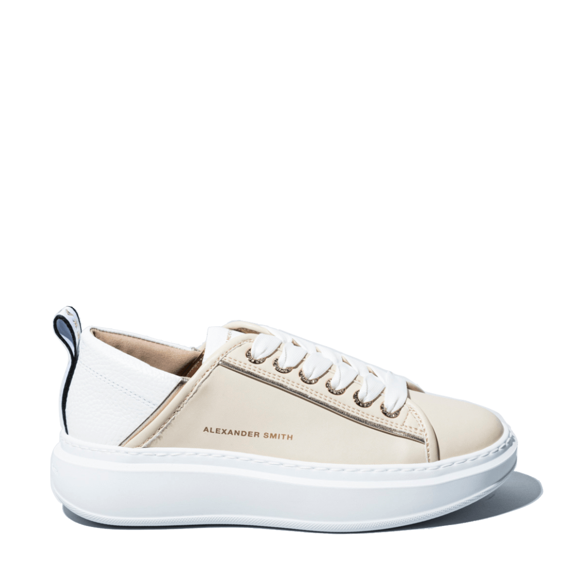 Sneaker Alexander Smith Wembley Beige White - Alexander Smith London - Calzature Savorè