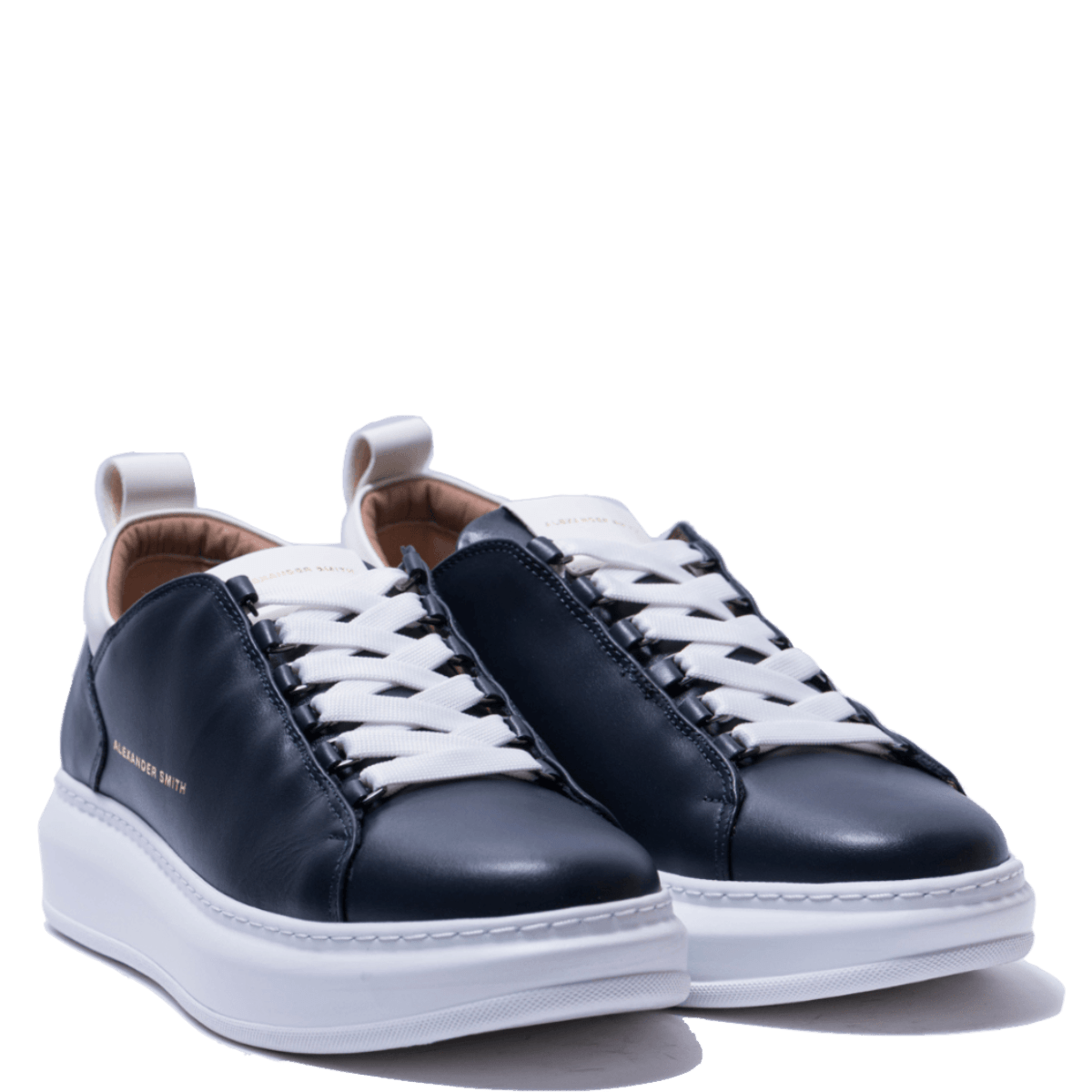 Sneaker Alexander Smith Wembley Blue-White - Alexander Smith London - Calzature Savorè