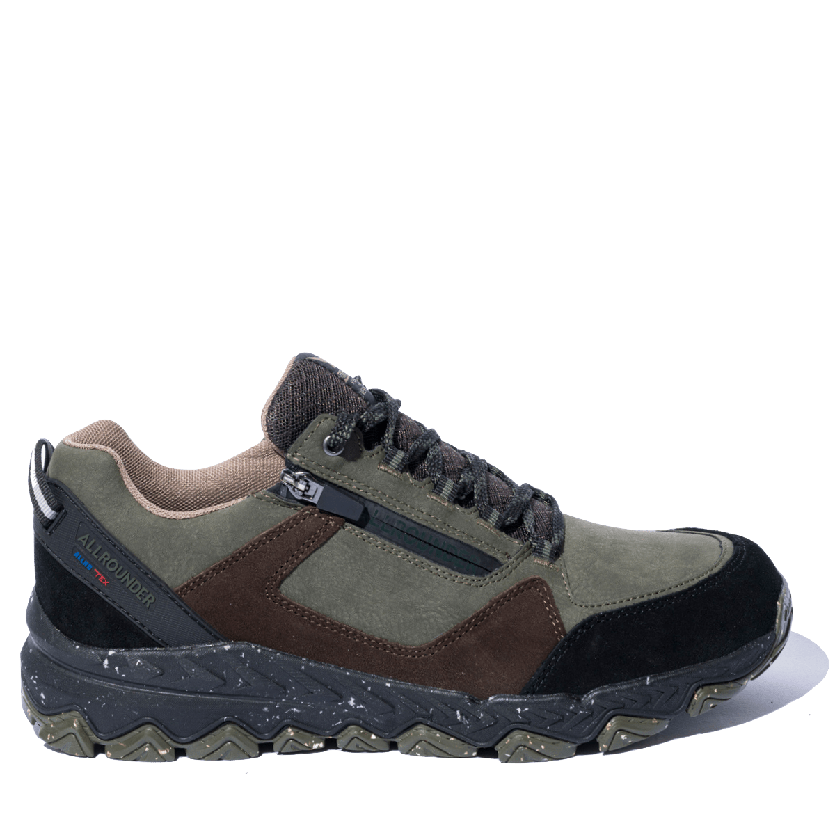 Sneaker Allrounder Comet - Tex Pelle Khaki/Black/Brown - Allrounder - Calzature Savorè