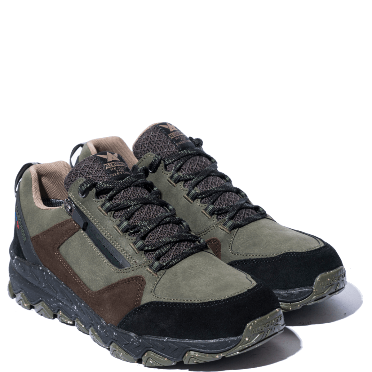 Sneaker Allrounder Comet - Tex Pelle Khaki/Black/Brown - Allrounder - Calzature Savorè
