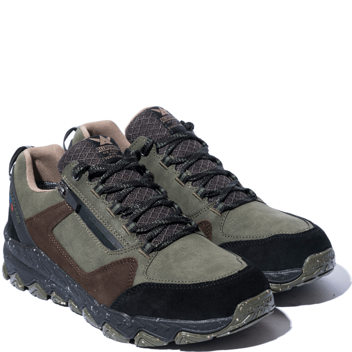 Sneaker Allrounder Comet - Tex Pelle Khaki/Black/Brown - Allrounder - Calzature Savorè