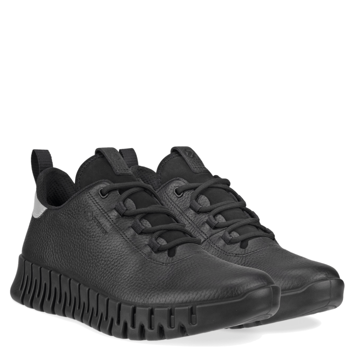 Sneaker Ecco Gruuv Goretex Suola Flessibile Pelle Black - Ecco - Calzature Savorè