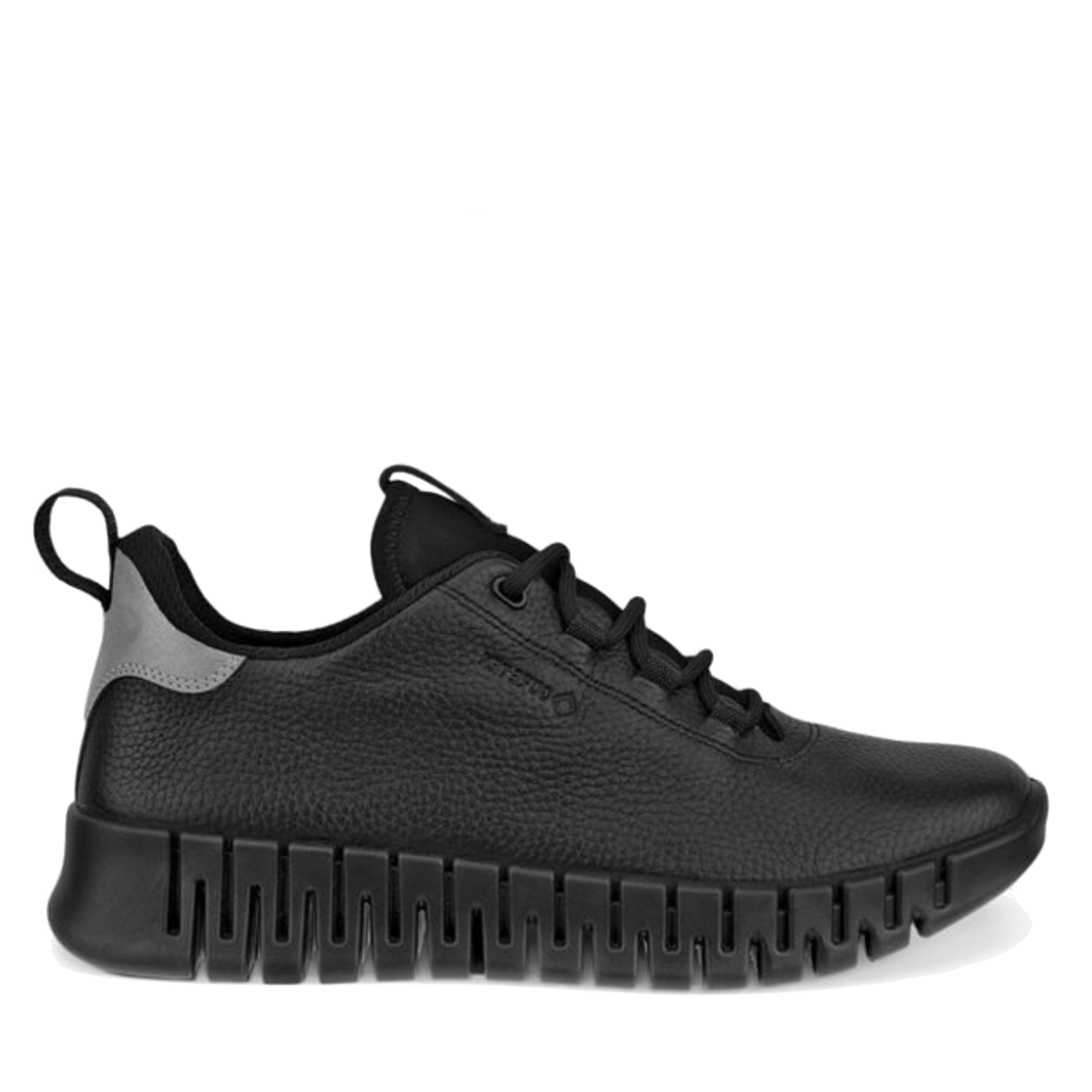 Sneaker Ecco Gruuv Goretex Suola Flessibile Pelle Black - Ecco - Calzature Savorè