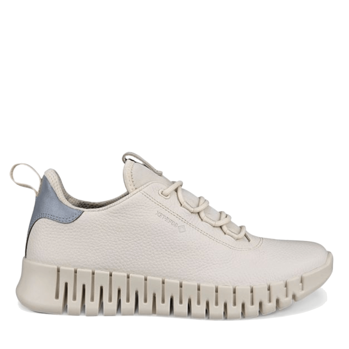 Sneaker Ecco Gruuv Goretex Suola Flessibile Pelle Limestone / Calcaire - Ecco - Calzature Savorè