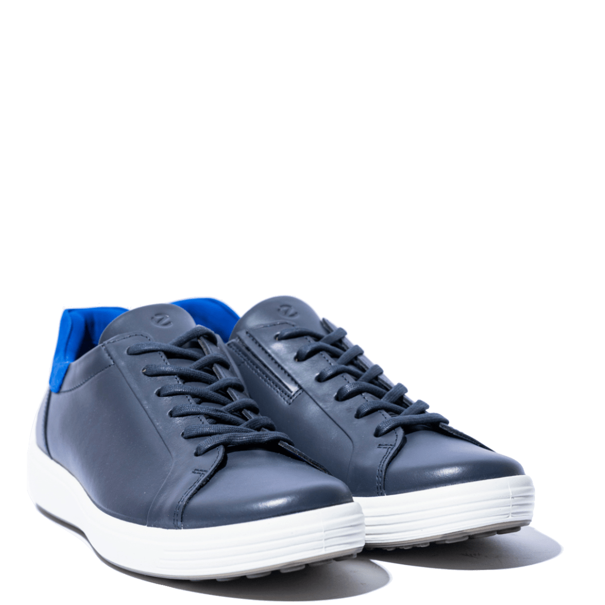 Sneaker Ecco Soft 7 M Easy Slip Lace Pelle Marine - Ecco - Calzature Savorè