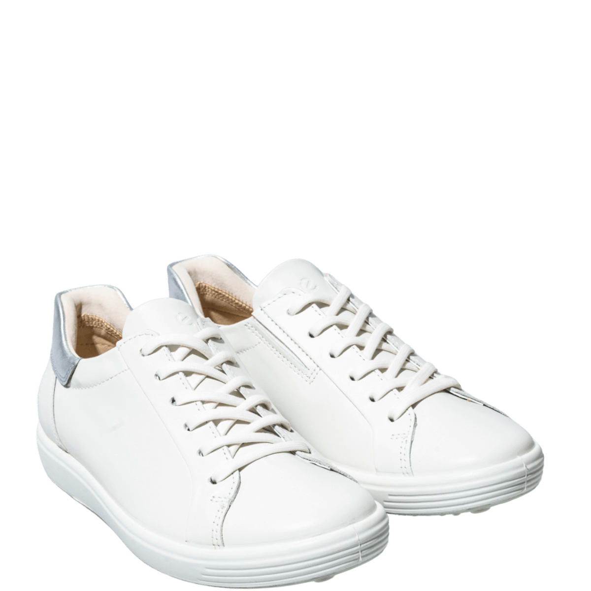 Sneaker Ecco Soft 7 W Easy Slip Lace Pelle Bianco - Ecco - Calzature Savorè