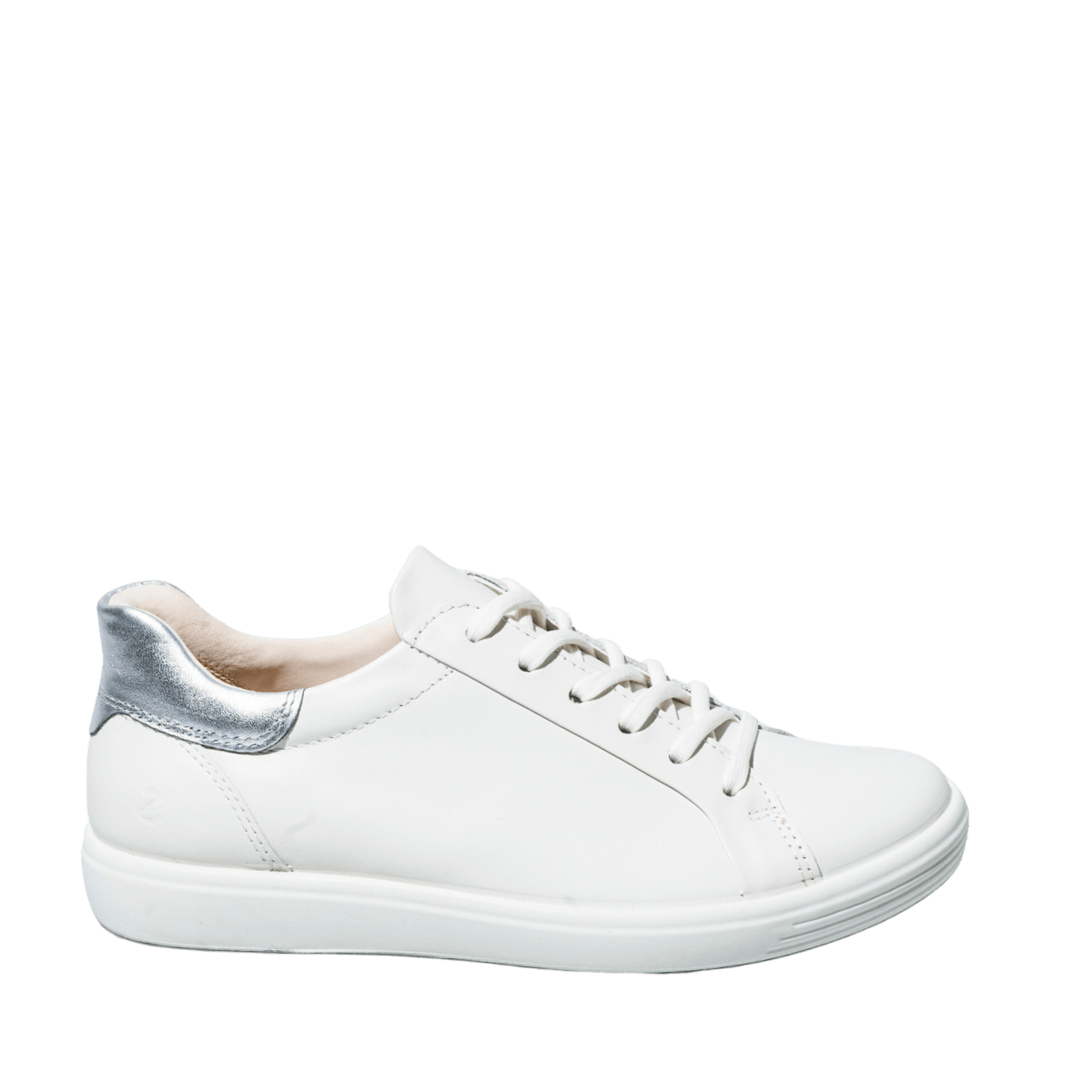 Sneaker Ecco Soft 7 W Easy Slip Lace Pelle Bianco - Ecco - Calzature Savorè