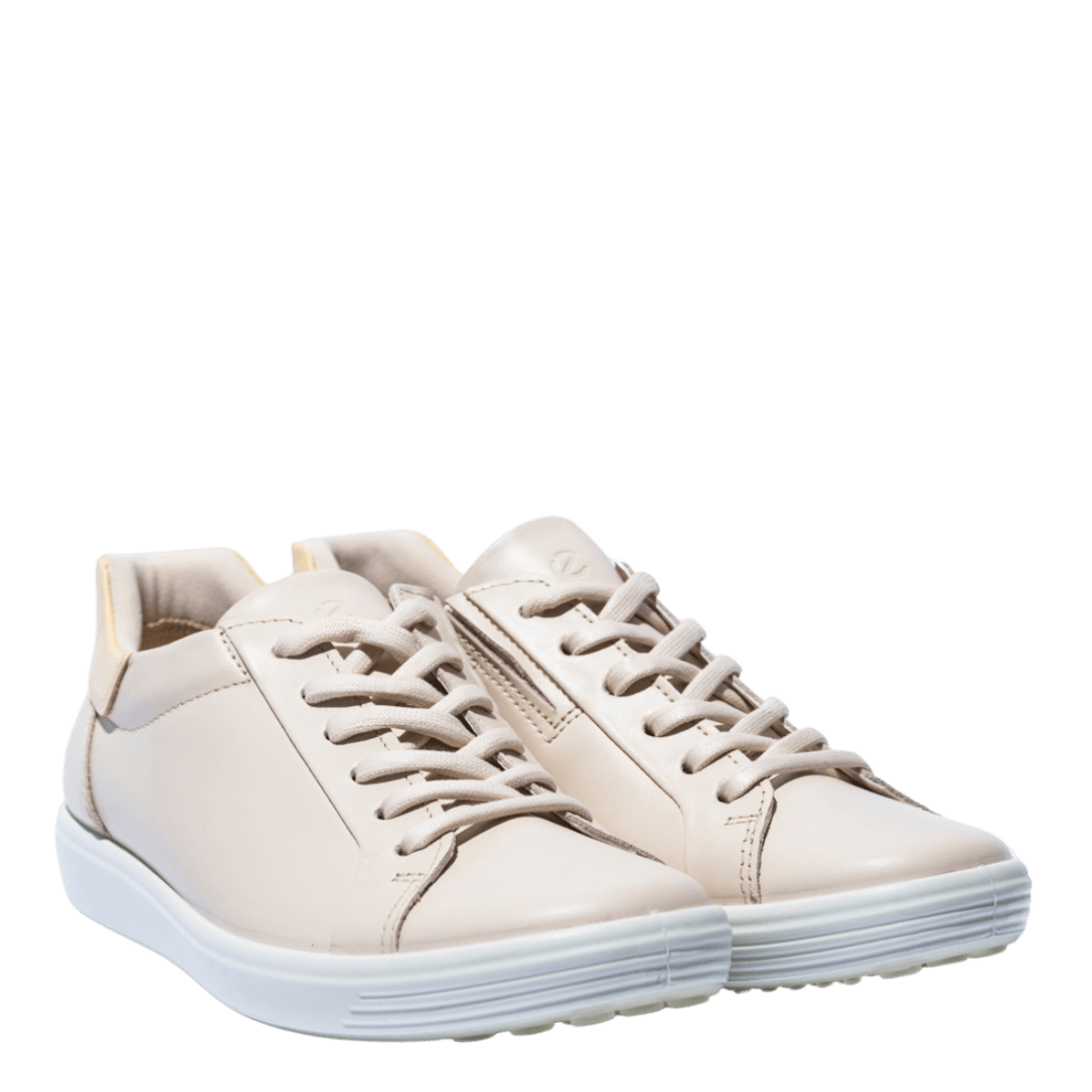 Sneaker Ecco Soft 7 W Easy Slip Lace Pelle Limestone - Ecco - Calzature Savorè