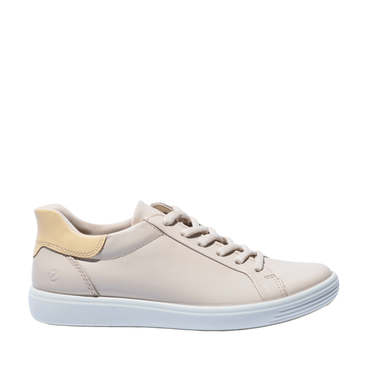 Sneaker Ecco Soft 7 W Easy Slip Lace Pelle Limestone - Ecco - Calzature Savorè