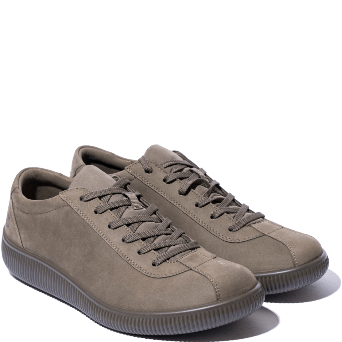 Sneaker Ecco Soft Zero Waterproof Nabuck Dark Clay - Ecco - Calzature Savorè