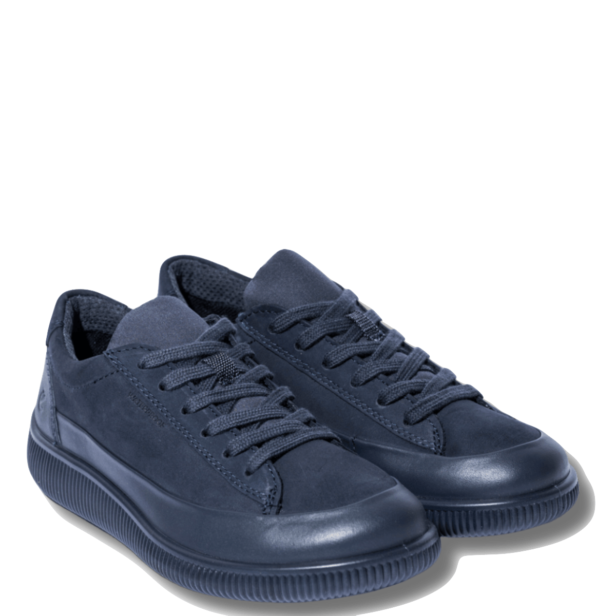 Sneaker Ecco Soft Zero Waterproof Nabuck Marine - Ecco - Calzature Savorè