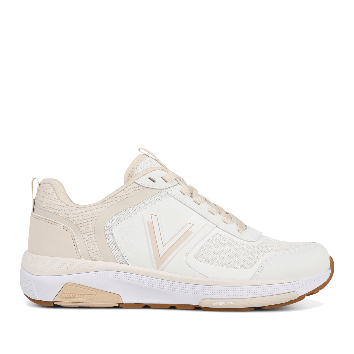 Sneaker Vionic Walk Strider Tessuto Tecnico Bianco / Crema - Vionic - Calzature Savorè
