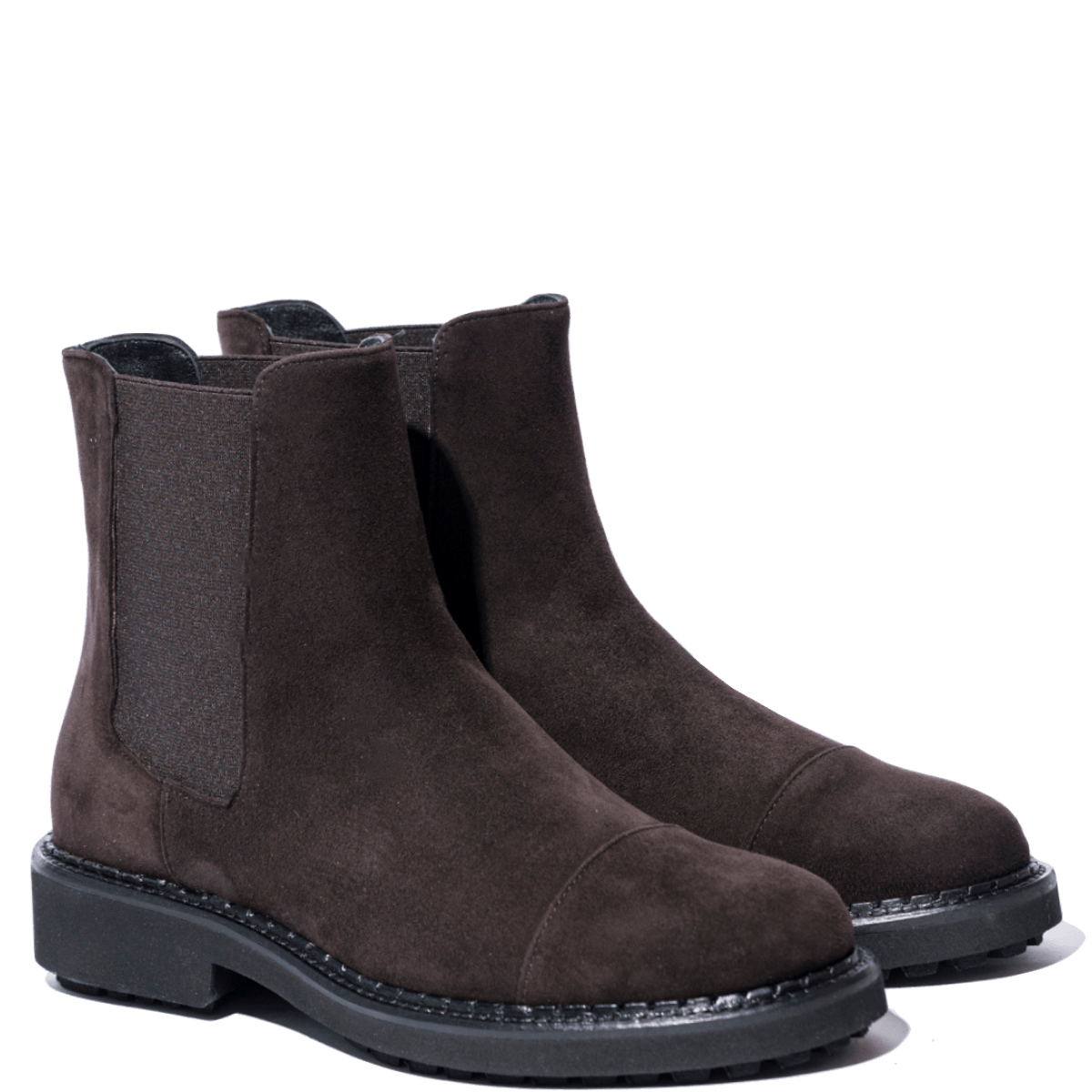 Stivaletto Beatles Vitulli & Co. Puntale Camoscio Marrone - Vitulli & Co. - Calzature Savorè