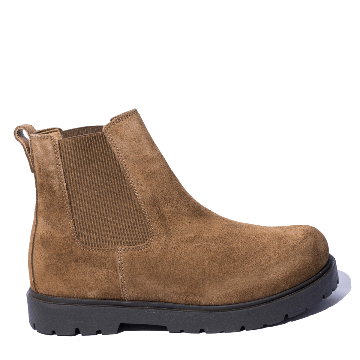 Stivaletto Chelsea Birkenstock Highwood Slip On Mid Camoscio Dark Tea - Birkenstock - Calzature Savorè