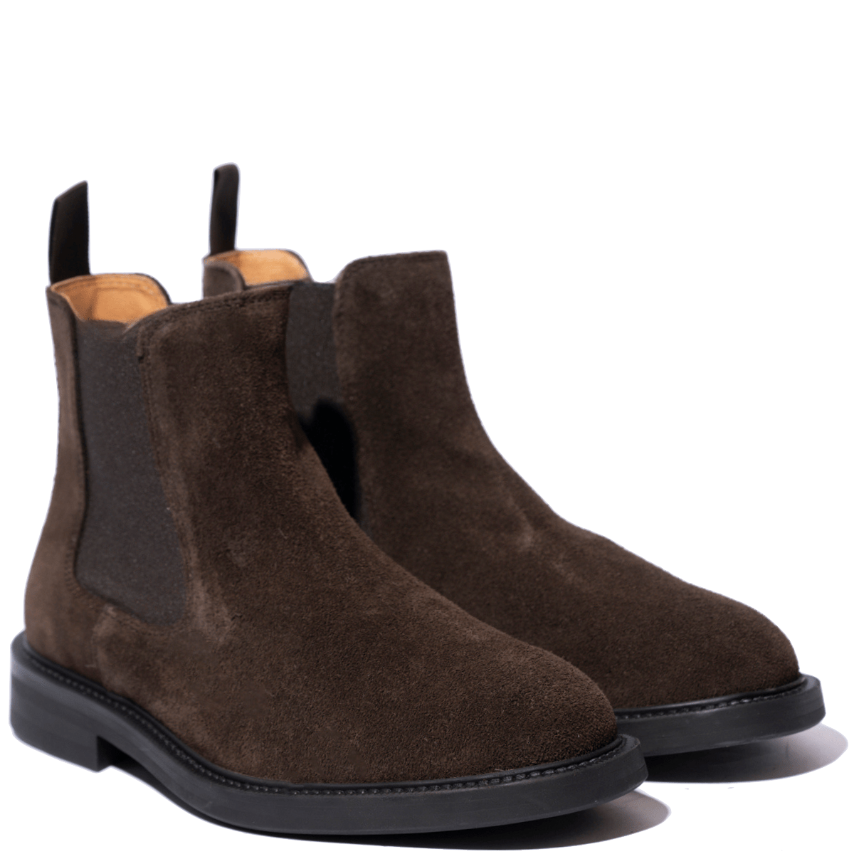 Stivaletto Chelsea Saxone Camoscio Testa Di Moro - Saxone - Calzature Savorè