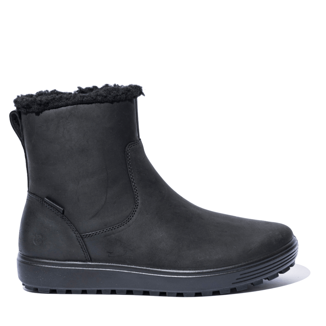 Stivaletto Imbottito Ecco Soft 7 Tred Warm Pelle Nabuck Black - Ecco - Calzature Savorè