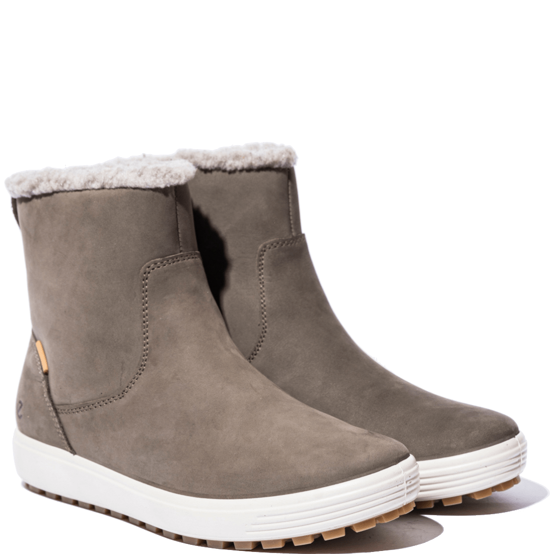 Stivaletto Imbottito Ecco Soft 7 Tred Warm Pelle Nabuck Dark Clay - Ecco - Calzature Savorè