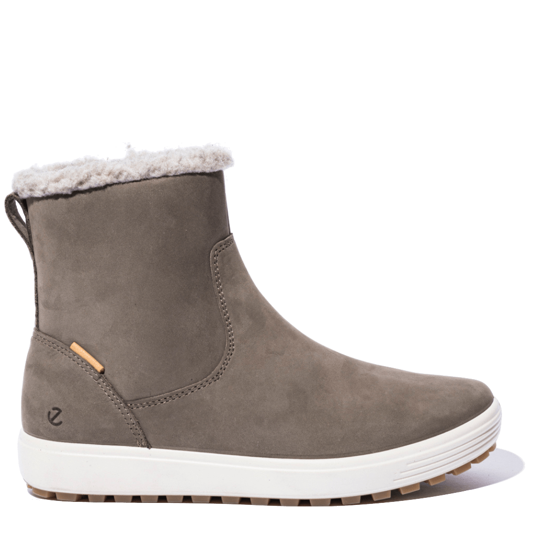 Stivaletto Imbottito Ecco Soft 7 Tred Warm Pelle Nabuck Dark Clay - Ecco - Calzature Savorè