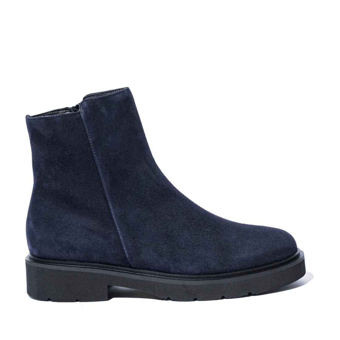 Stivaletto Luca Grossi Cerniera Camoscio Blu - Luca Grossi - Calzature Savorè