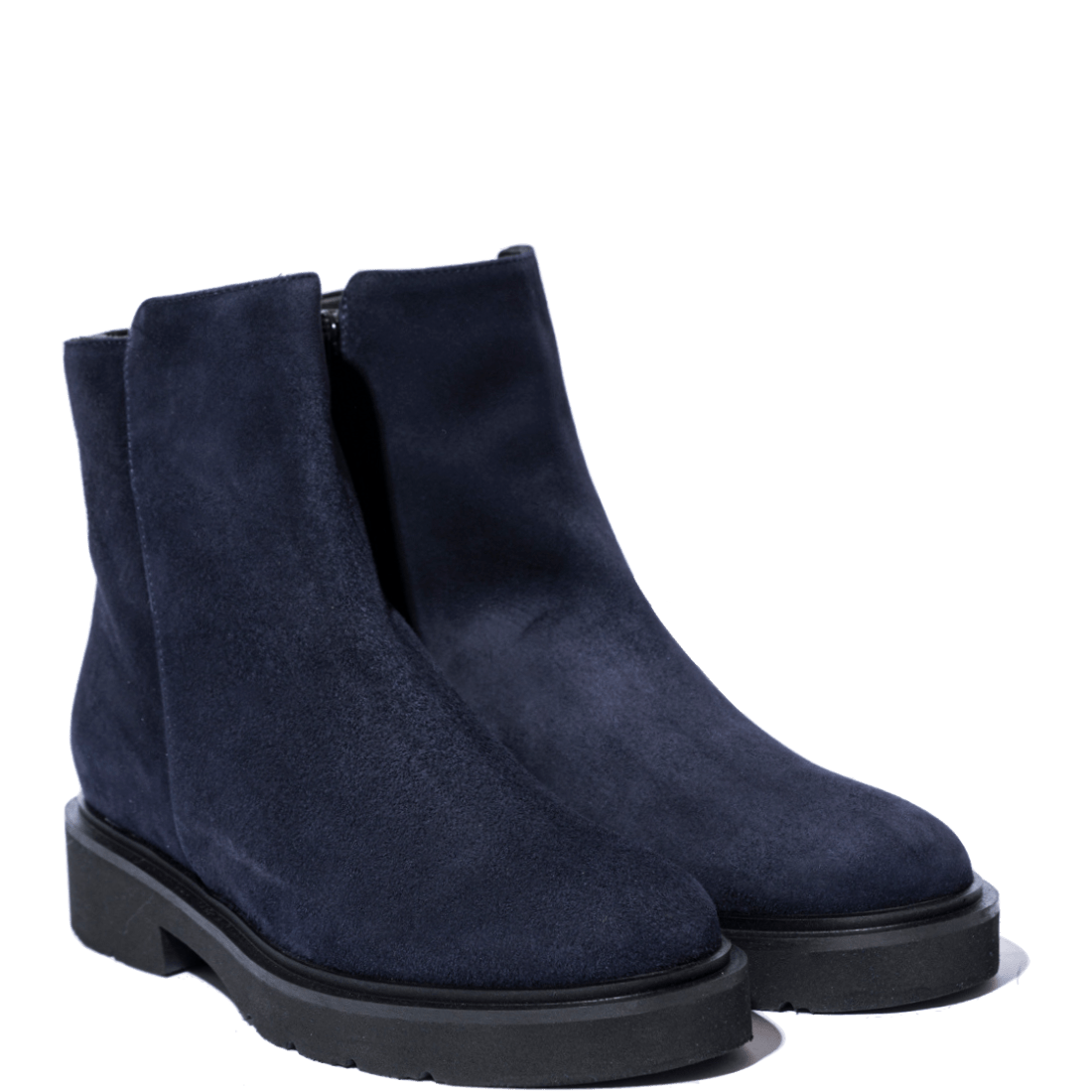 Stivaletto Luca Grossi Cerniera Camoscio Blu - Luca Grossi - Calzature Savorè