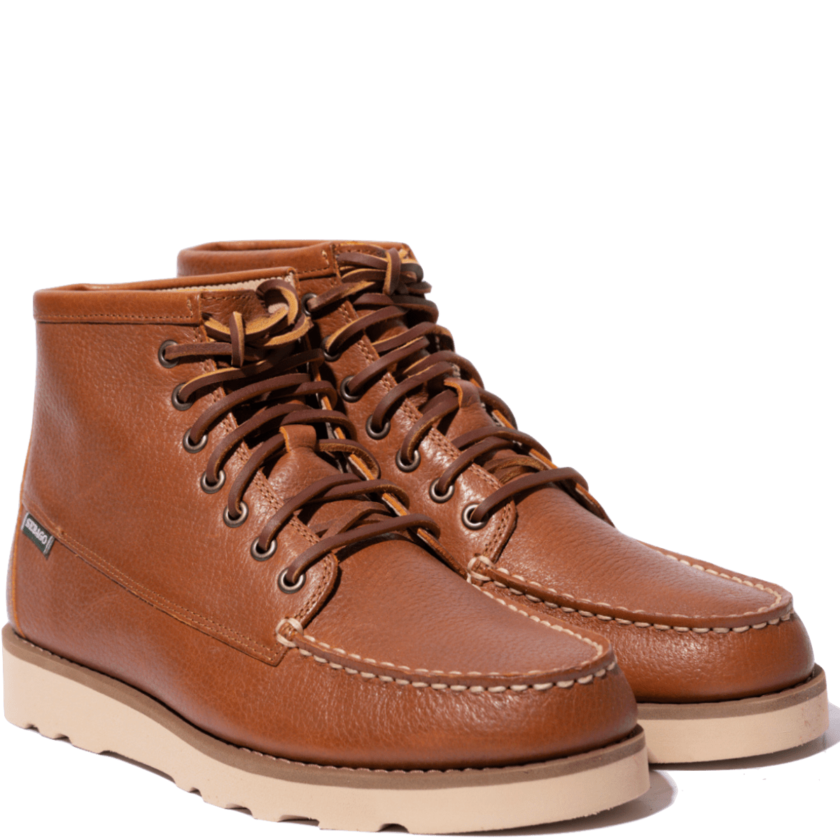 Stivaletto Sebago Tala Mid Tumb Pelle Brown - Mocha - Sebago - Calzature Savorè