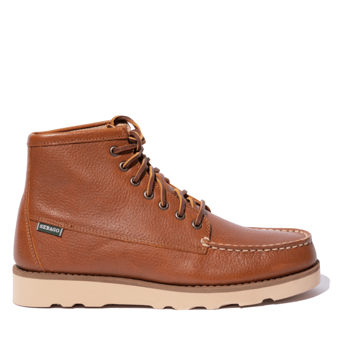 Stivaletto Sebago Tala Mid Tumb Pelle Brown - Mocha - Sebago - Calzature Savorè