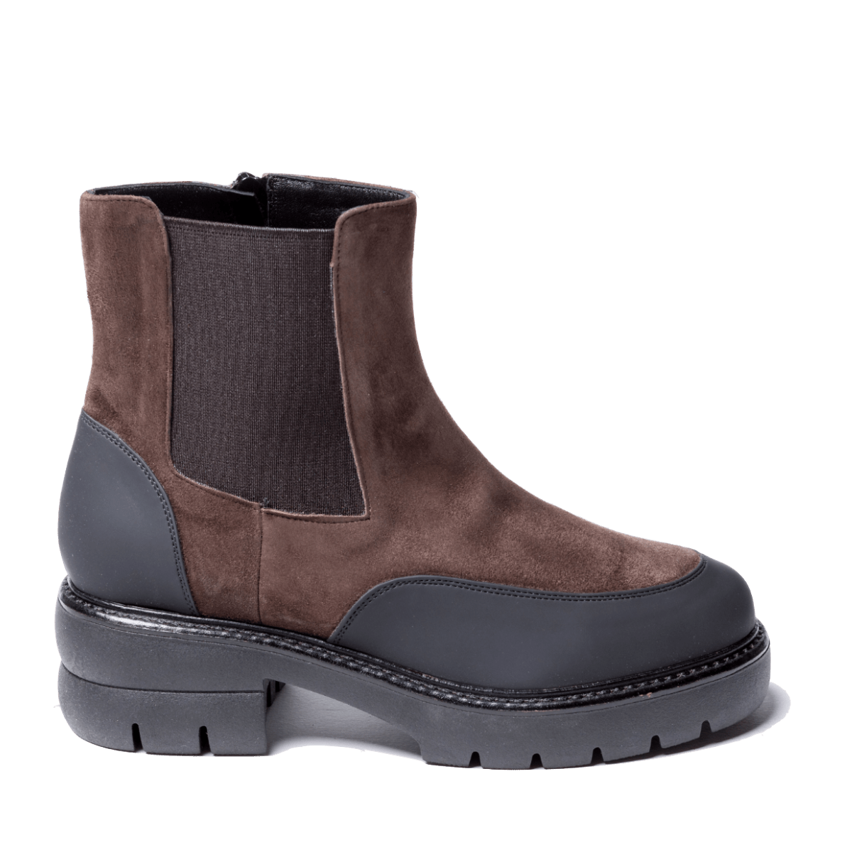 Stivaletto Vitulli & Co. Camoscio Gommato Marrone - Vitulli & Co. - Calzature Savorè