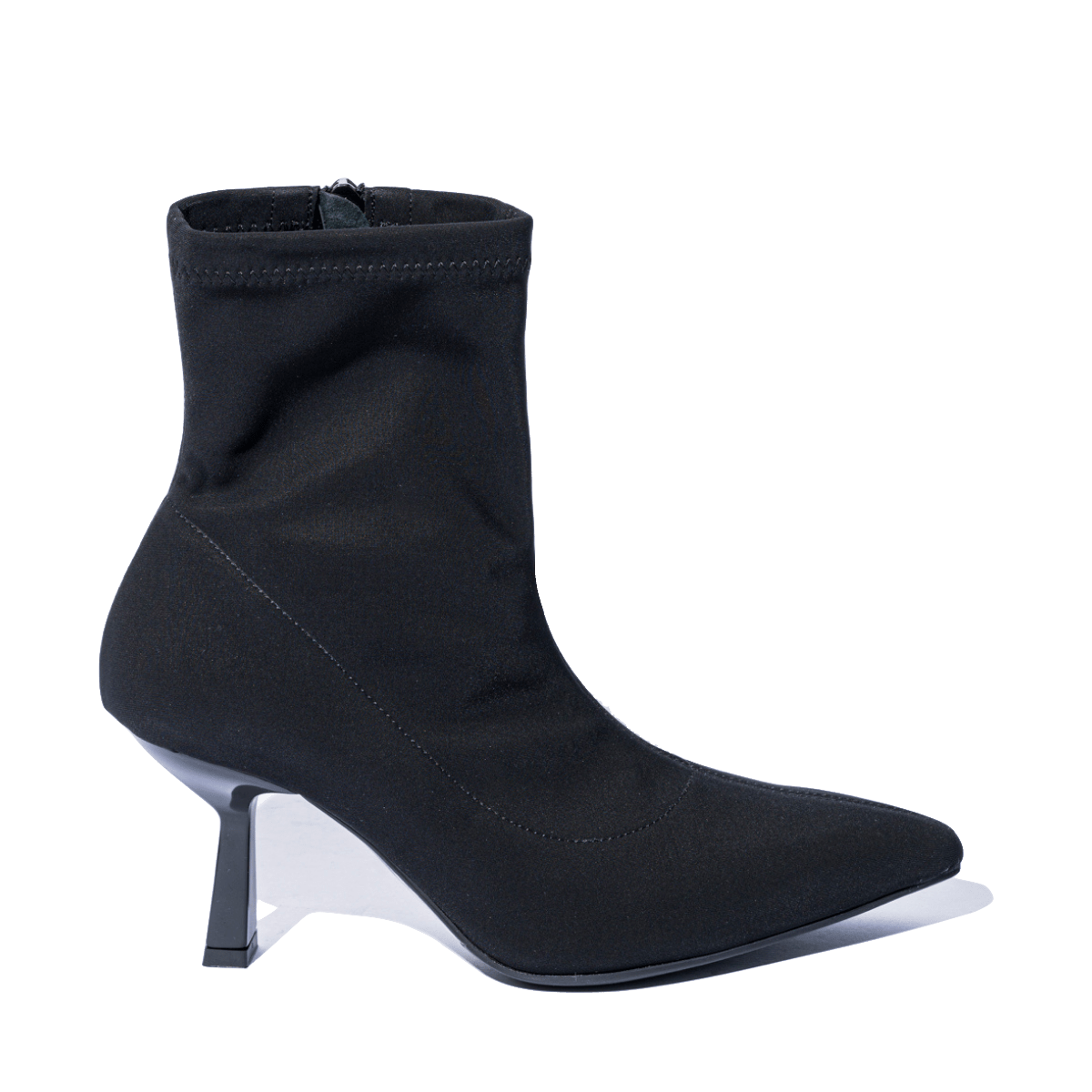 Tronchetto Melluso Gilda Tessuto Elasticizzato Nero - Melluso - Calzature Savorè