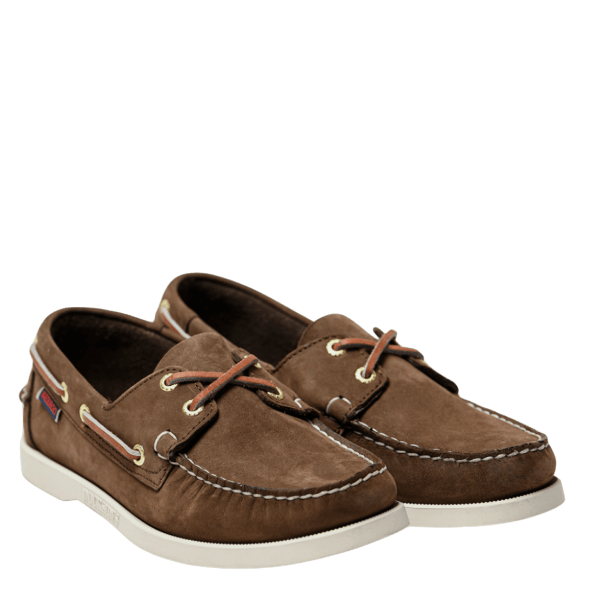 Docksides Portland Sebago Brown Nabuck - Sebago - Calzature Savorè