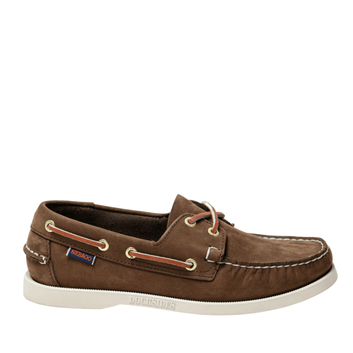 Docksides Portland Sebago Brown Nabuck - Sebago - Calzature Savorè