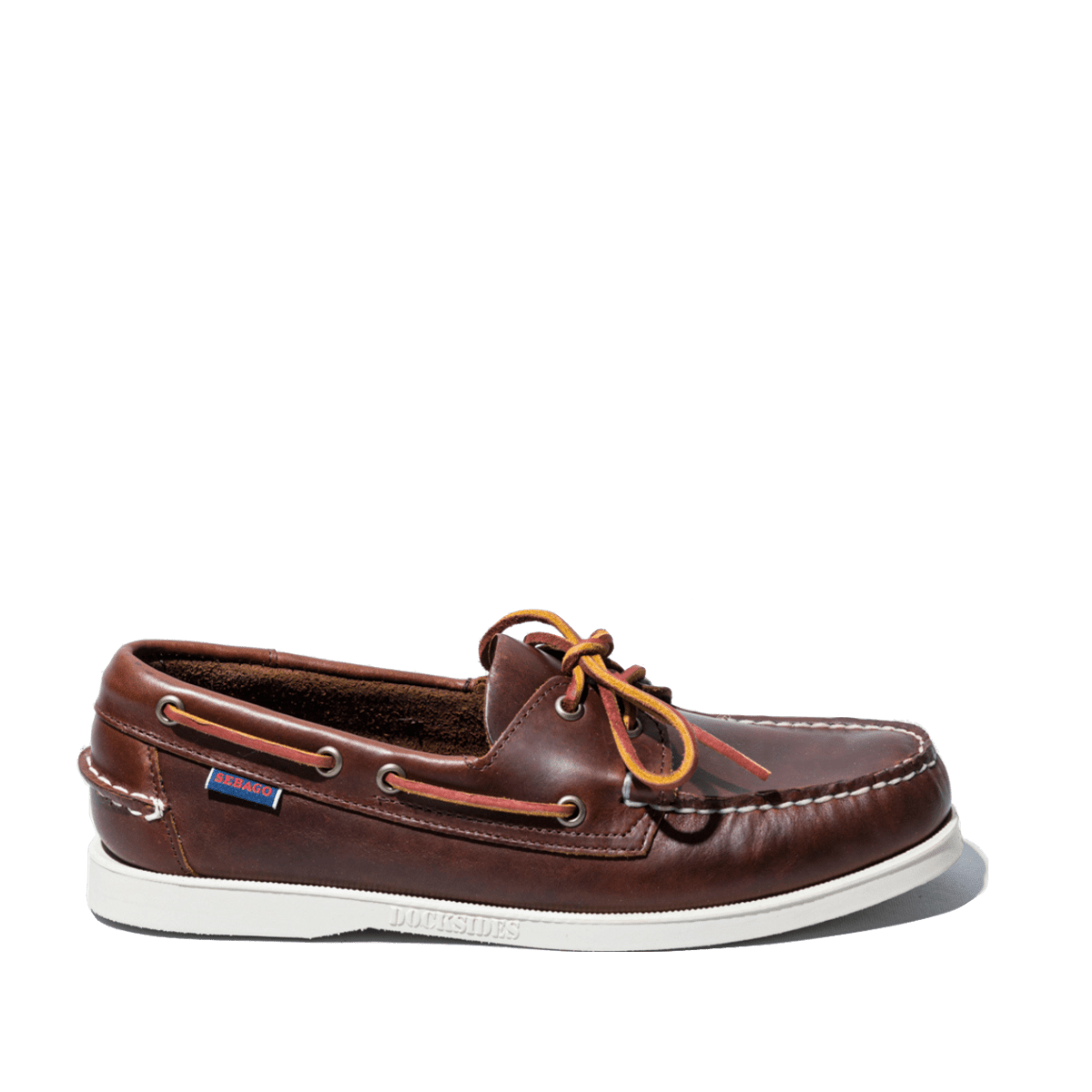 Vela Sebago Docksides Portland Brown Leather Woman - Sebago - Calzature Savorè