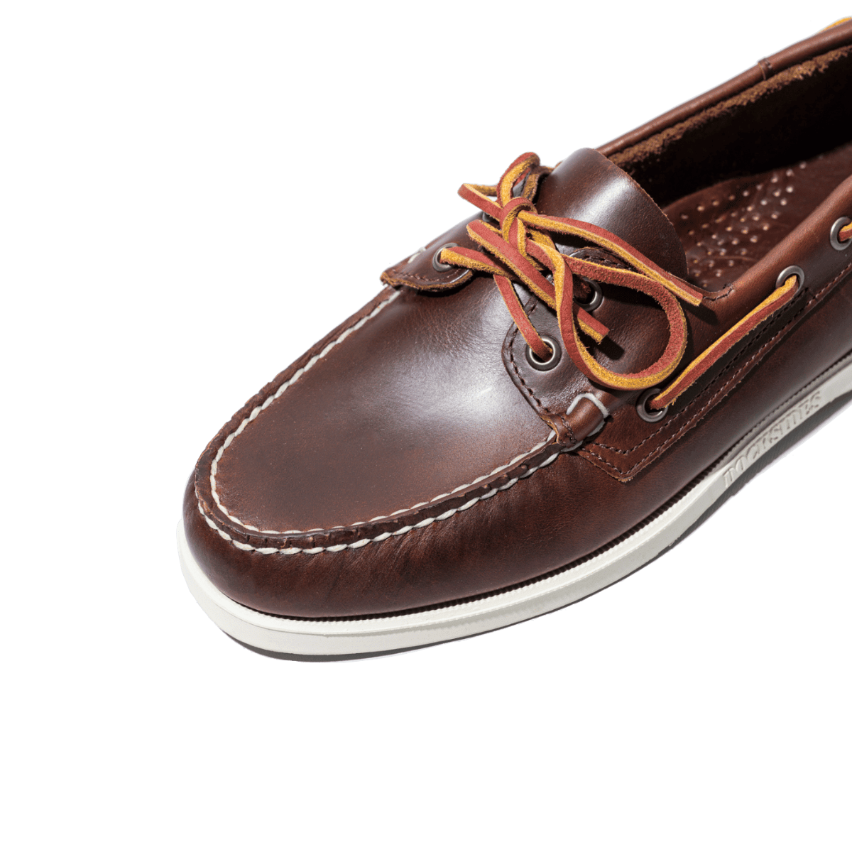 Vela Sebago Docksides Portland Brown Leather Woman - Sebago - Calzature Savorè