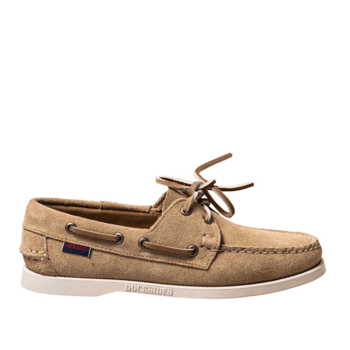 Vela Sebago Docksides Portland Flesh Out Beige Camel - Sebago - Calzature Savorè