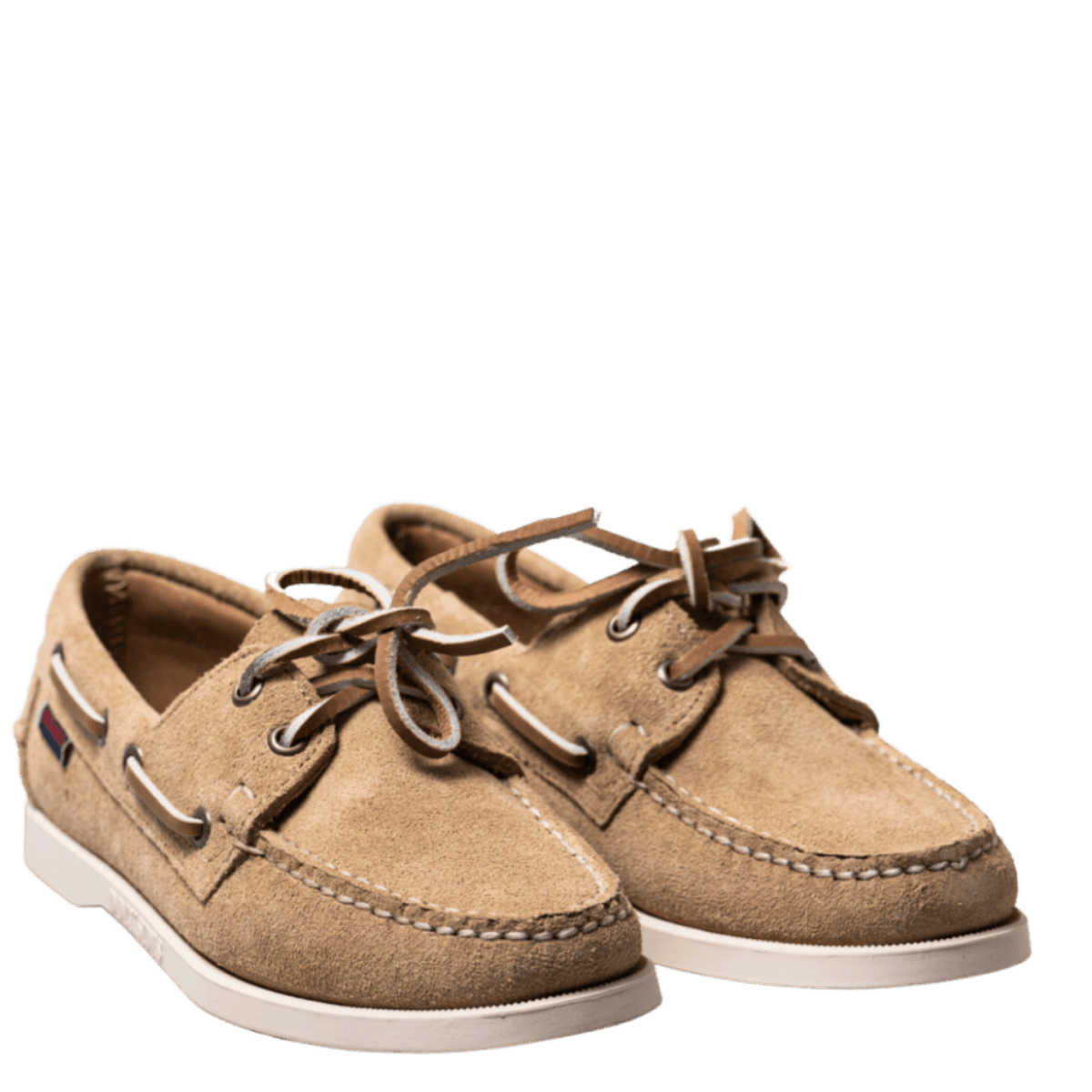Vela Sebago Docksides Portland Flesh Out Beige Camel - Sebago - Calzature Savorè