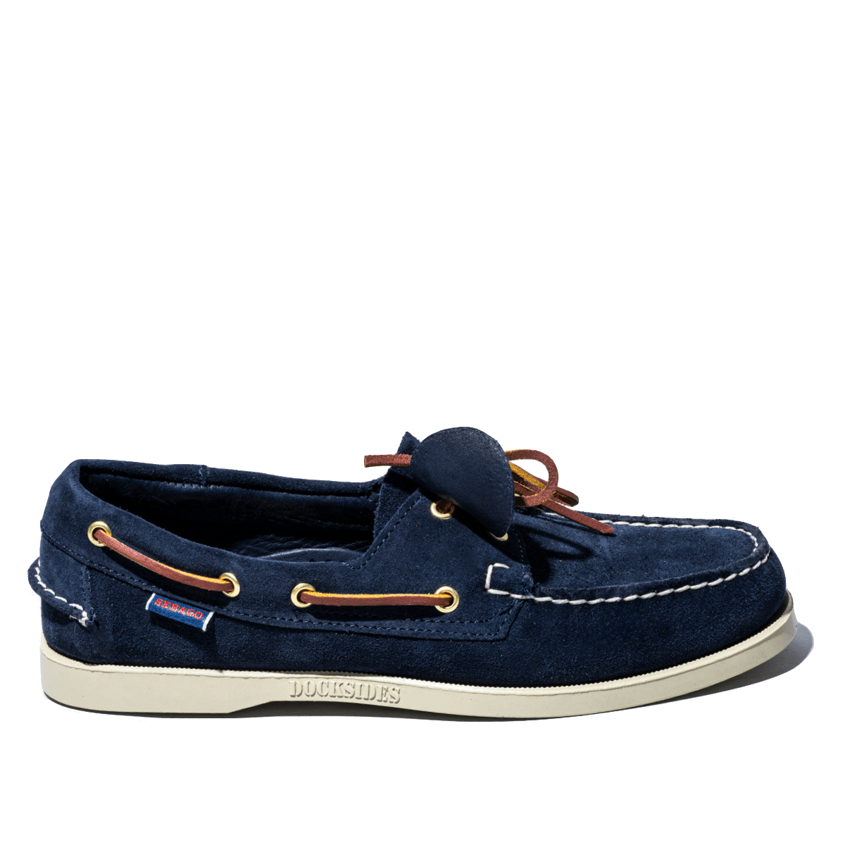 Vela Sebago with Opera Docksides Portland Artisan Blu Navy - Sebago - Calzature Savorè