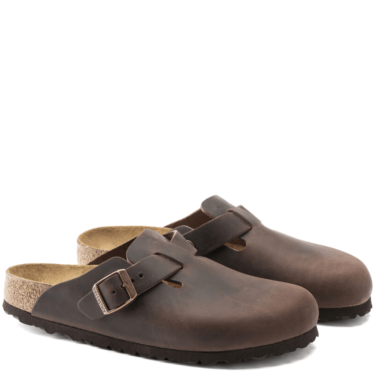 Sabot Birkenstock Boston Pelle Oliata Habana - Birkenstock - Calzature Savorè