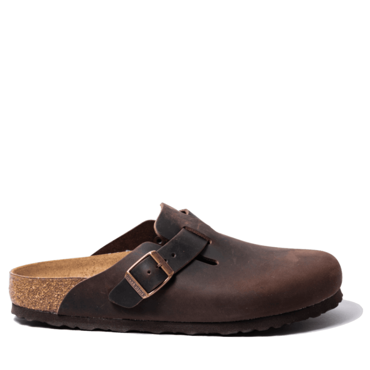 Sabot Birkenstock Boston Pelle Oliata Habana - Birkenstock - Calzature Savorè