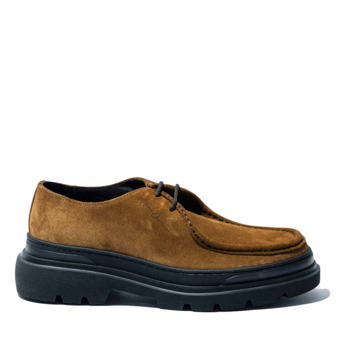 Allacciata Camoscio Cortina Tabacco - Antica Cuoieria - Calzature Savorè