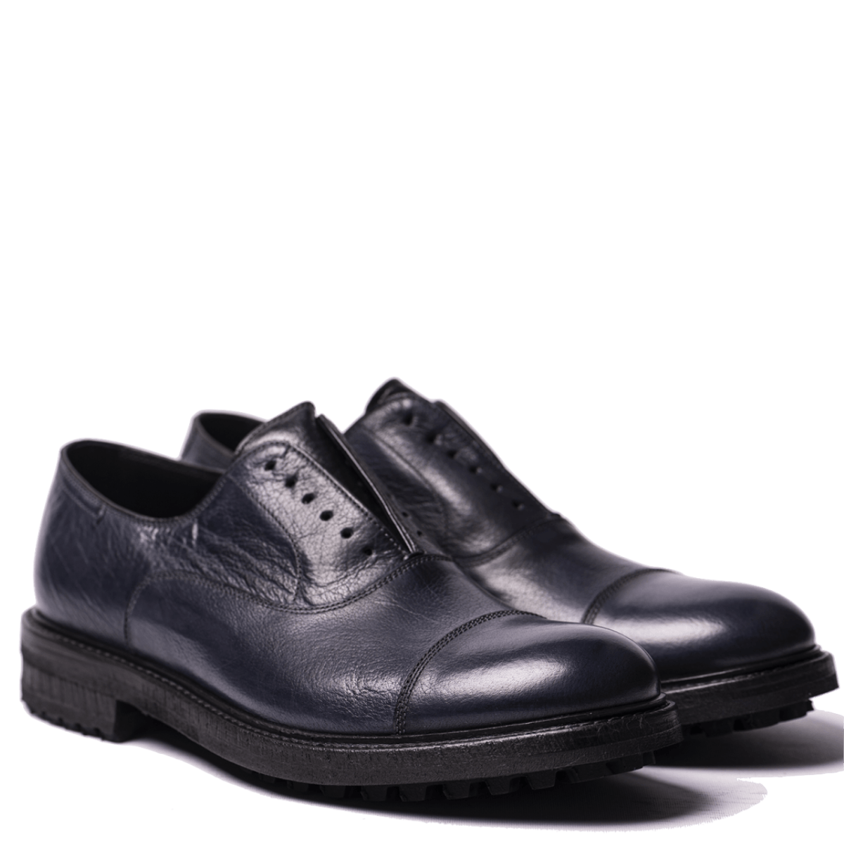 Allacciata Jerold Wilton Candy Pelle Bleu ULTIMI NUMERI: 40 - 41 - 41.5 - Jerold Wilton - Calzature Savorè