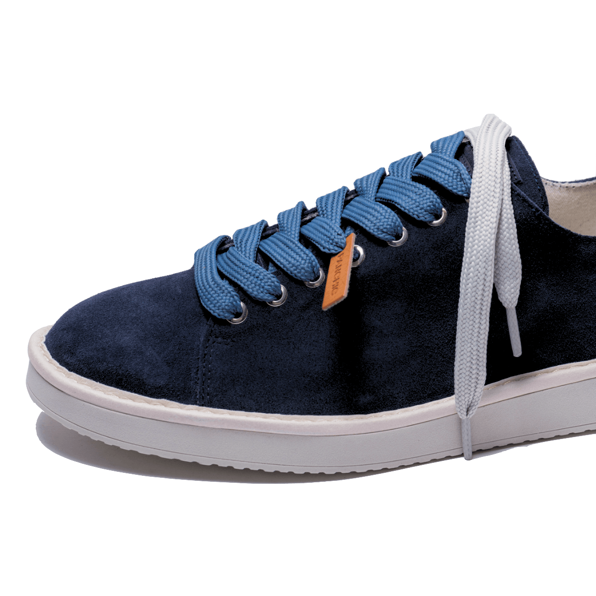 Allacciata Pànchic Suede Tunnel Blue Denim - Pànchic - Calzature Savorè