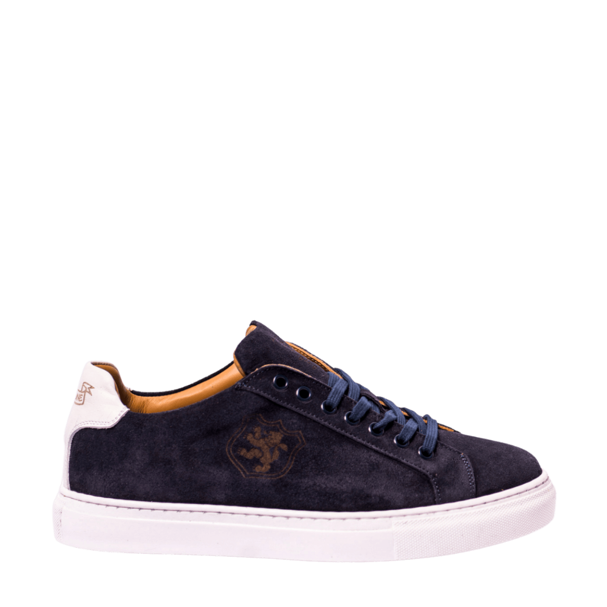 Allacciata Saxone Camoscio Blu Navy - Saxone - Calzature Savorè