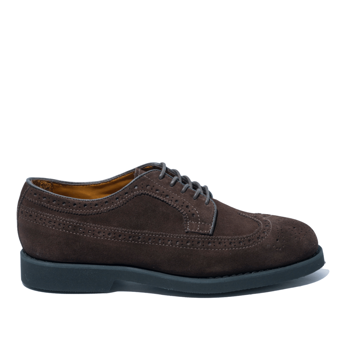 Allacciata Sebago Canton Coda Di Rondine Suede Dark Brown - Sebago - Calzature Savorè