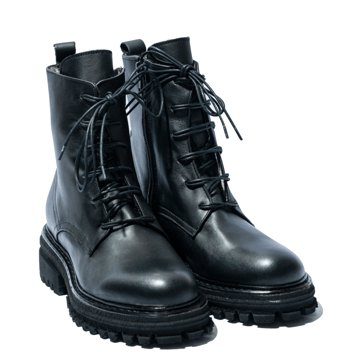 Anfibio Giorgia Imbottito Vitello Nero - Giorgia - Calzature Savorè