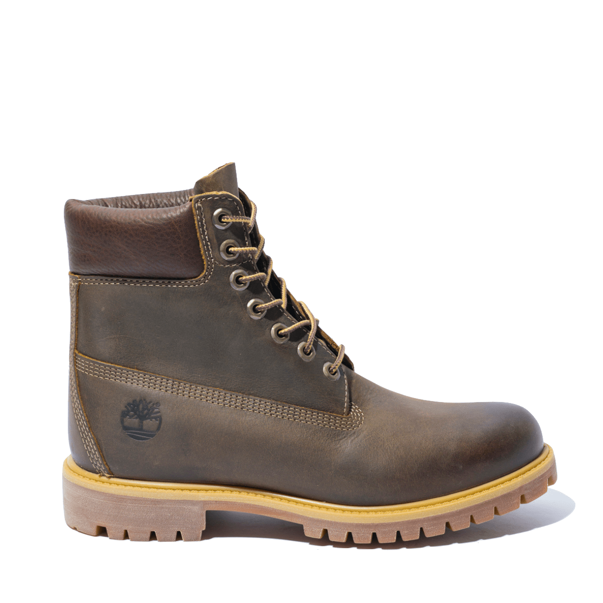 Boot Timberland Premium 6 Inch Waterproof Mid Brown Full Grain - Timberland - Calzature Savorè