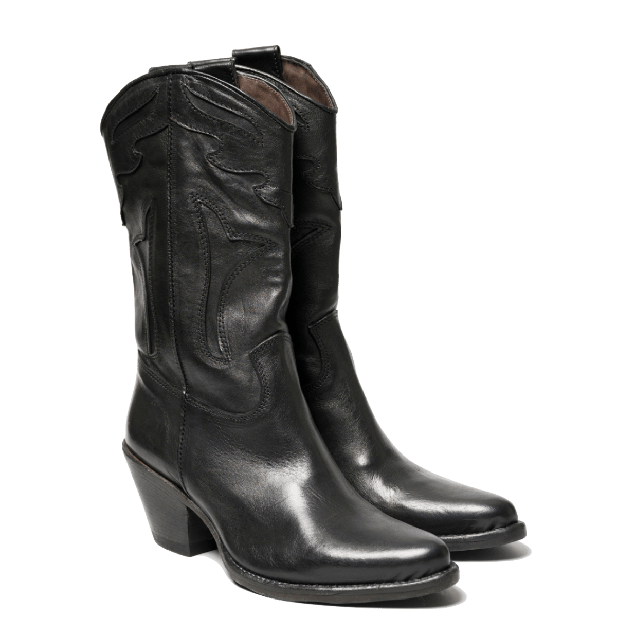 Camperos Keep Originals Pelle Invecchiata Nero - keep originals - Calzature Savorè