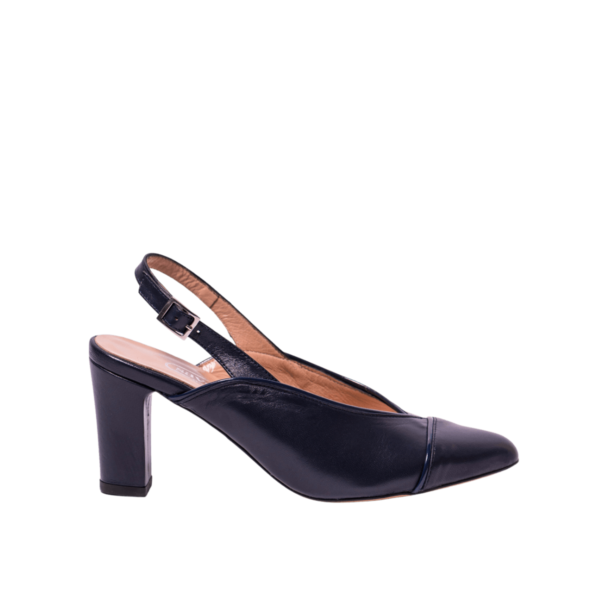 Chanel Savorè Nappa Blu Bordino Vernice Blu - Savorè - Calzature Savorè