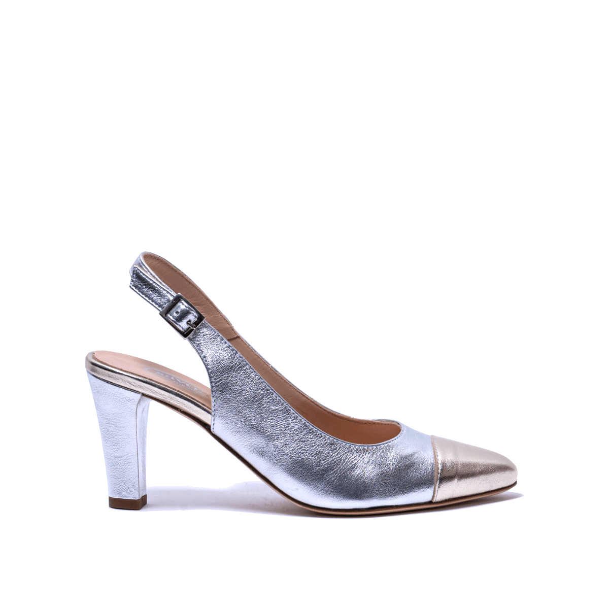 Chanel Savorè Pelle Manila Argento-Oro - Savorè - Calzature Savorè