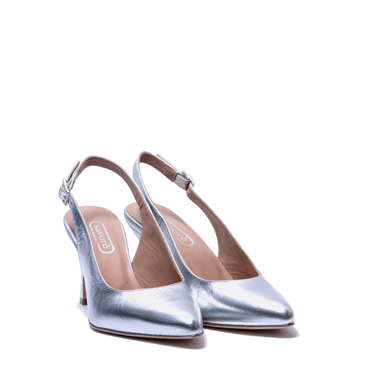 Chanel Savorè Pelle Still Argento - Calzature Savorè - Calzature Savorè