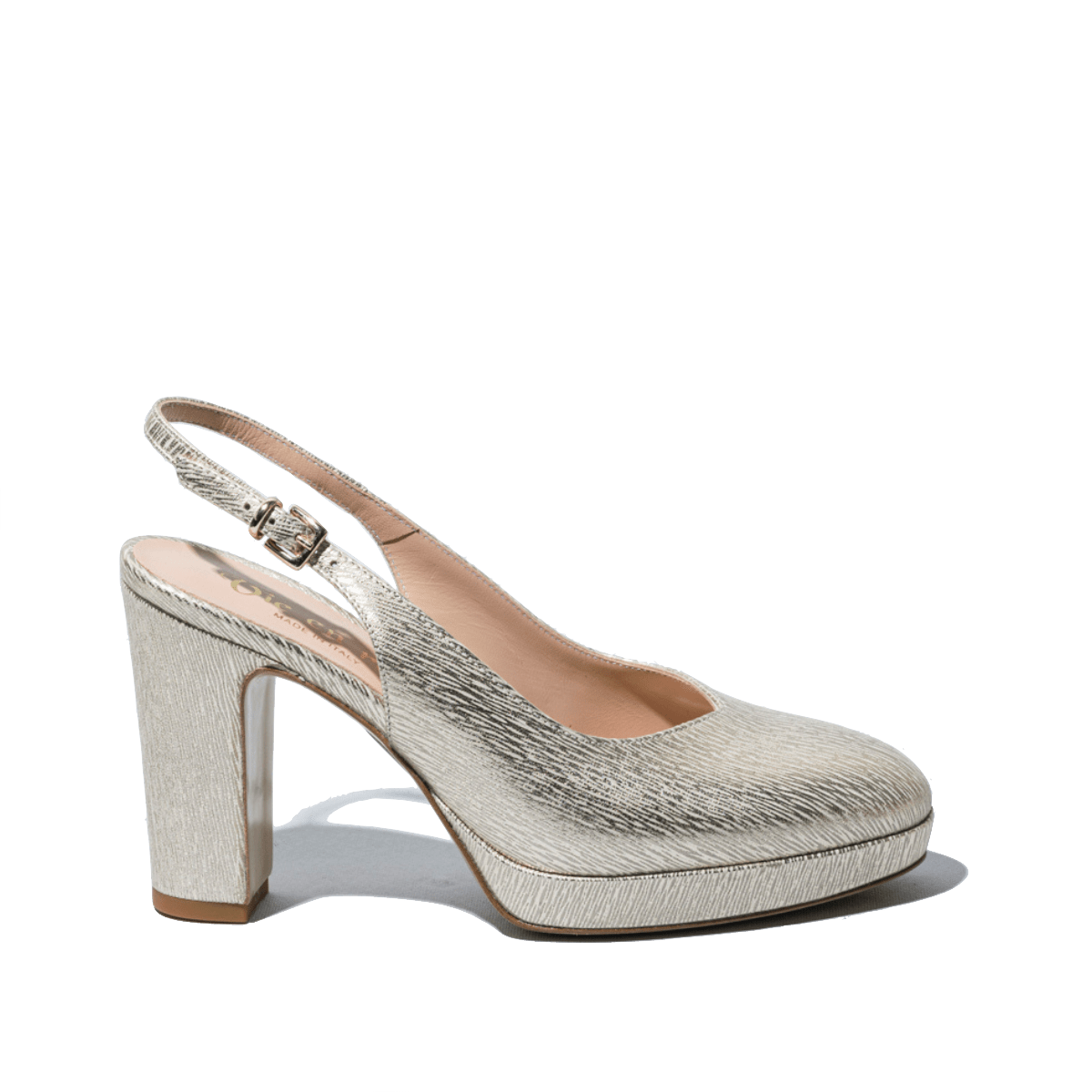 Chanel Vie en Rose Plateau Pelle Venere Platino - Vie en Rose - Calzature Savorè